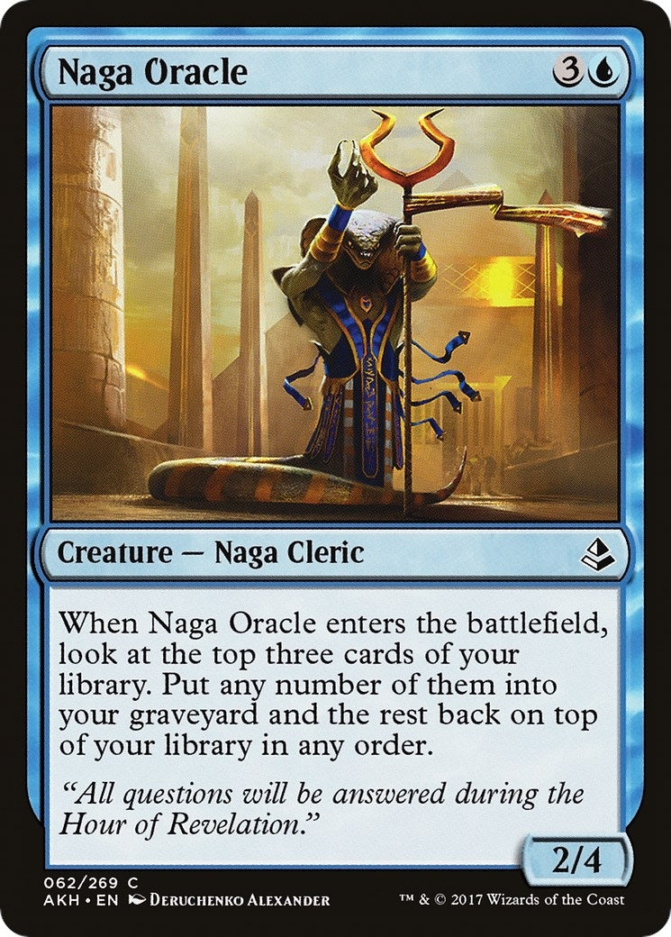 Image for Naga Oracle (62) (Amonkhet) - Magic: The Gathering