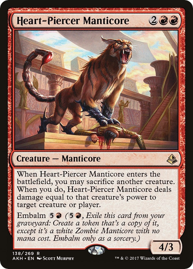 Image for Heart-Piercer Manticore (138) (Amonkhet) - Magic: The Gathering