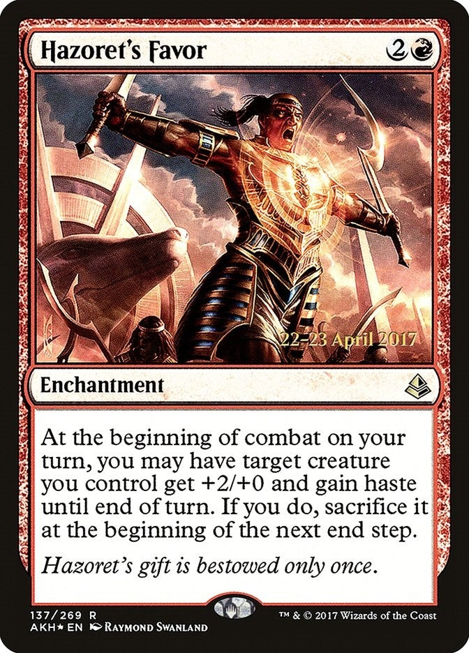 Image for Hazoret's Favor (137) (Prerelease Cards) - Magic: The Gathering