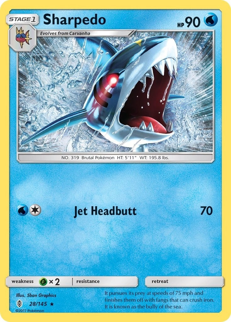 Image for Sharpedo (28/145) (SM02) - Pokemon