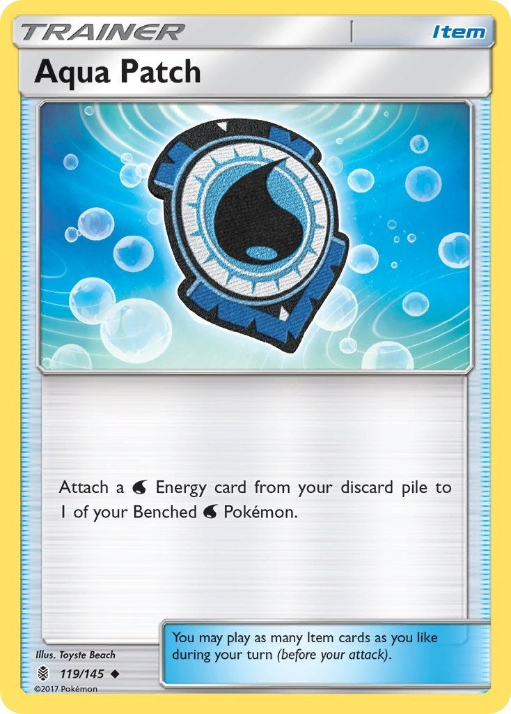Image for Aqua Patch (119/145) (SM02) - Pokemon