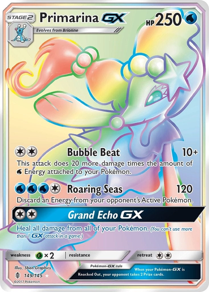 Image for Primarina GX (Secret) (149/145) (SM02) - Pokemon