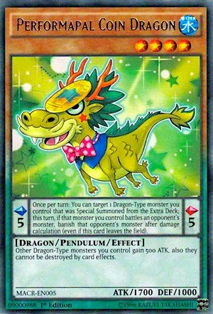 Image for Performapal Coin Dragon (MACR-EN005) (MACR) - YuGiOh