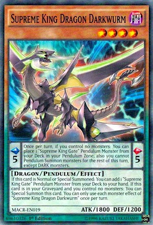 Image for Supreme King Dragon Darkwurm (MACR-EN019) (MACR) - YuGiOh