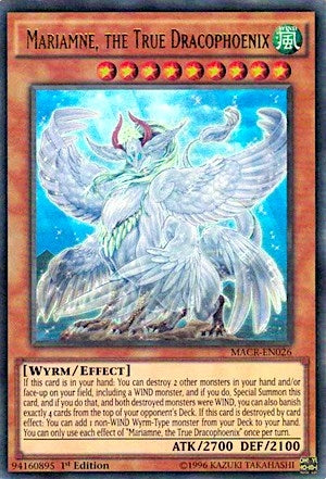 Image for Mariamne, the True Dracophoenix (MACR-EN026) (MACR) - YuGiOh