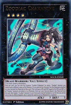 Image for Zoodiac Chakanine (MACR-EN048) (MACR) - YuGiOh