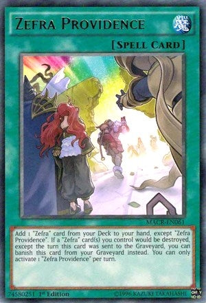 Image for Zefra Providence (MACR-EN061) (MACR) - YuGiOh