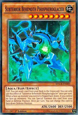 Image for Subterror Behemoth Phospheroglacier (MACR-EN083) (MACR) - YuGiOh