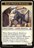 Image for Heart-Piercer Manticore // Warrior Double-Sided Token (6 // 17) (Amonkhet) - Magic: The Gathering