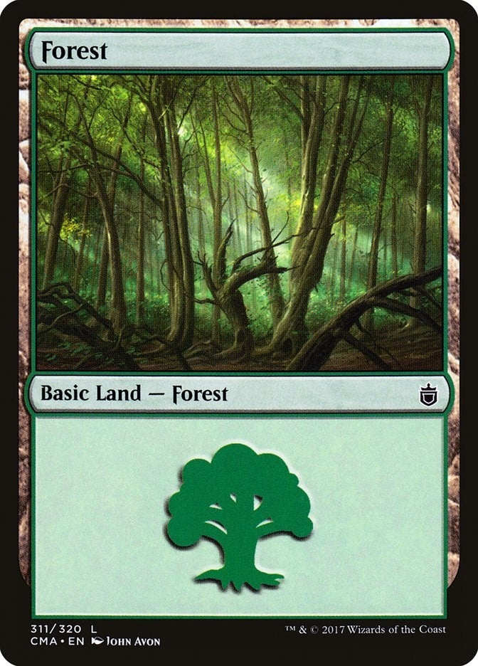 Image for Forest (311) (311) (Commander Anthology) - Magic: The Gathering