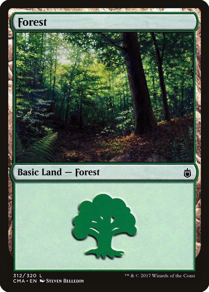 Image for Forest (312) (312) (Commander Anthology) - Magic: The Gathering