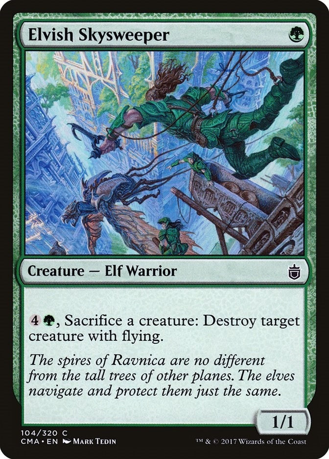 Image for Elvish Skysweeper (104) (Commander Anthology) - Magic: The Gathering