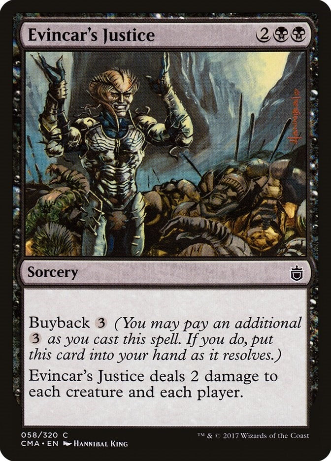 Image for Evincar's Justice (58) (Commander Anthology) - Magic: The Gathering