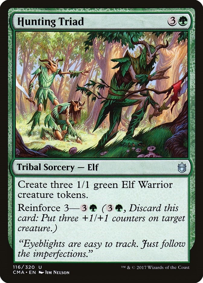 Image for Hunting Triad (116) (Commander Anthology) - Magic: The Gathering