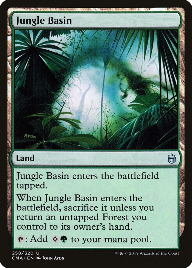 Image for Jungle Basin (258) (Commander Anthology) - Magic: The Gathering