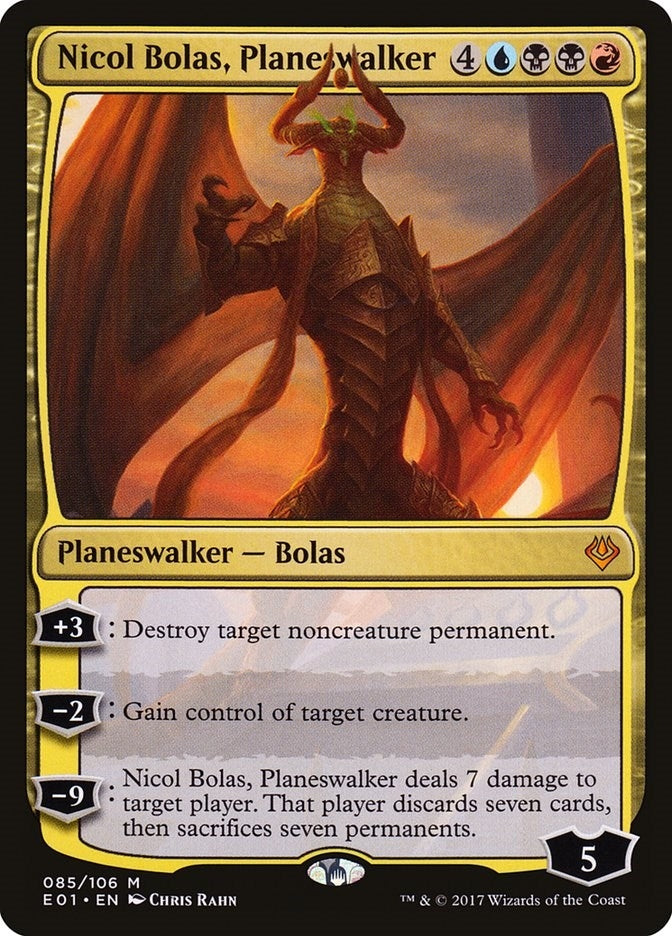 Image for Nicol Bolas, Planeswalker (85) (Nicol Bolas) - Magic: The Gathering