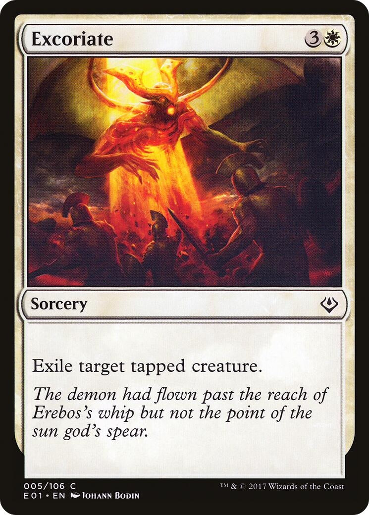 Image for Excoriate (5) (Nicol Bolas) - Magic: The Gathering