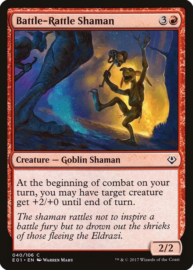 Image for Battle-Rattle Shaman (40) (Nicol Bolas) - Magic: The Gathering