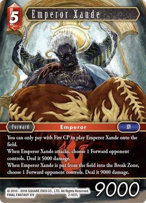 Image for Emperor Xande (2-007L) (Opus II) - Final Fantasy TCG