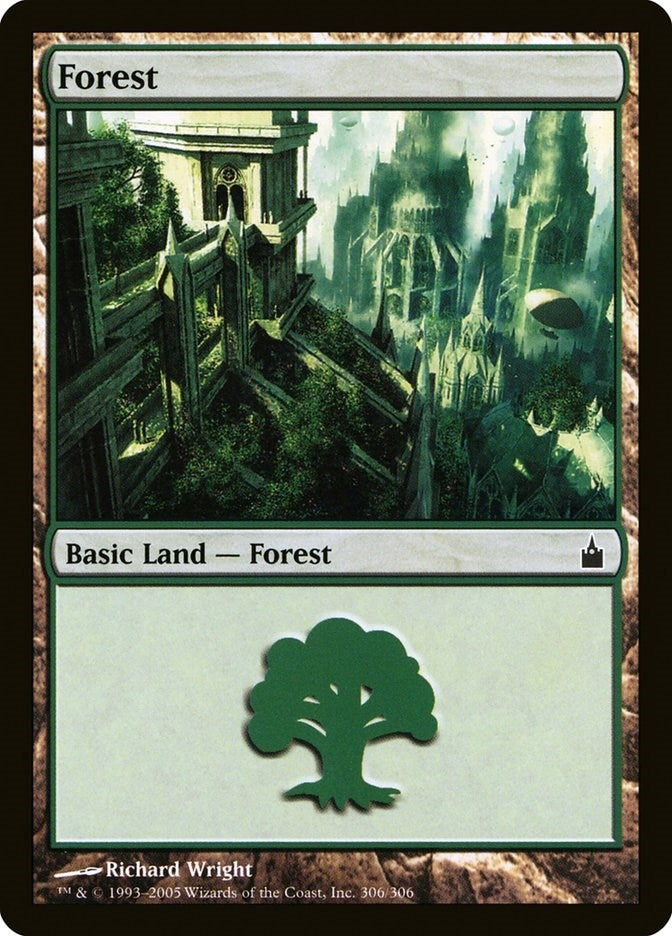 Image for Forest (306) (306) (Ravnica: City of Guilds) - Magic: The Gathering