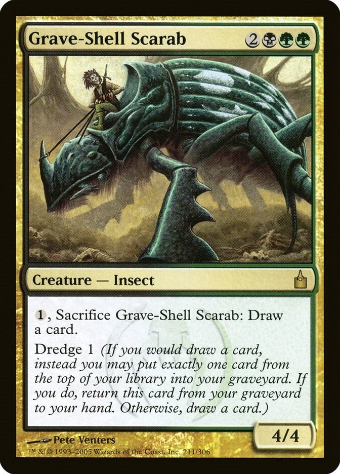 Image for Grave-Shell Scarab (211) (Ravnica: City of Guilds) - Magic: The Gathering