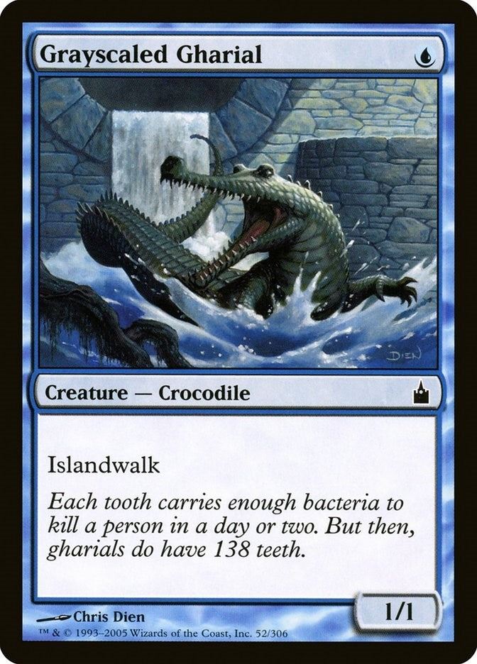 Image for Grayscaled Gharial (52) (Ravnica: City of Guilds) - Magic: The Gathering
