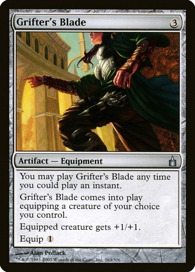 Image for Grifter's Blade (263) (Ravnica: City of Guilds) - Magic: The Gathering