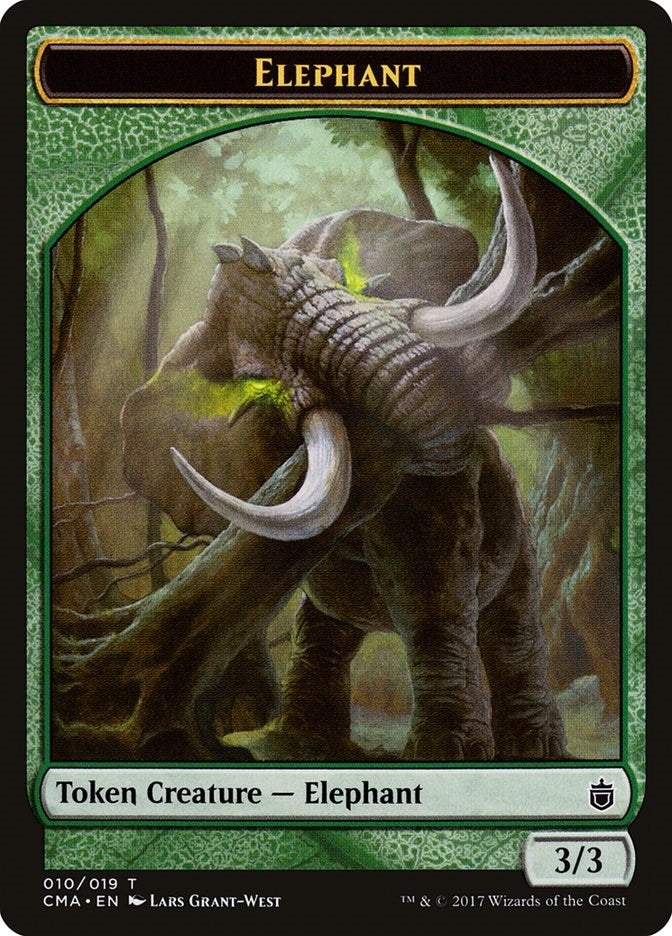 Image for Elephant Token (010) (10) (Commander Anthology) - Magic: The Gathering