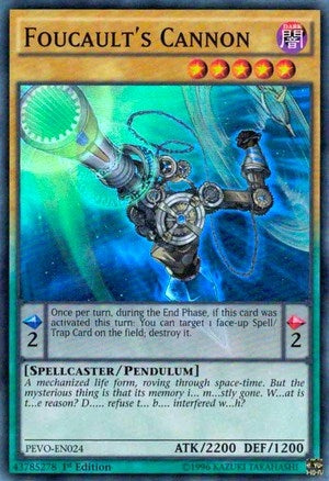 Image for Foucault's Cannon (PEVO-EN024) (PEVO) - YuGiOh