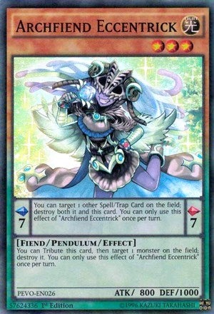 Image for Archfiend Eccentrick (PEVO-EN026) (PEVO) - YuGiOh