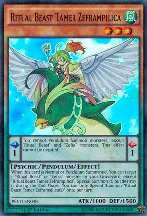 Image for Ritual Beast Tamer Zeframpilica (PEVO-EN048) (PEVO) - YuGiOh