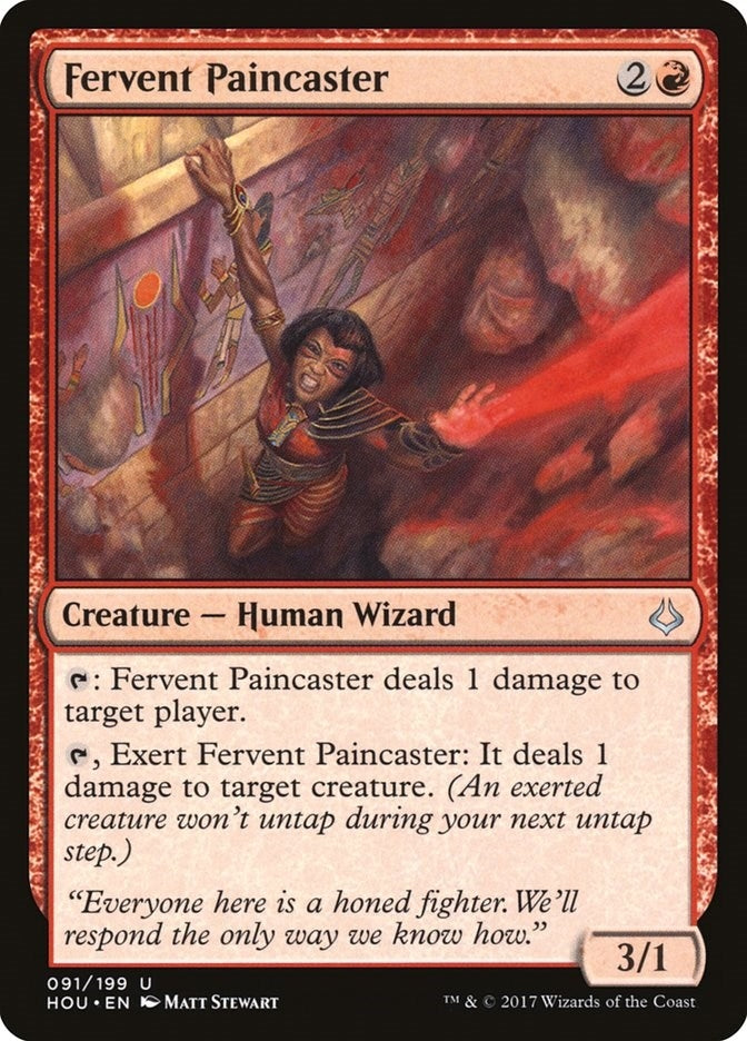 Image for Fervent Paincaster (91) (Hour of Devastation) - Magic: The Gathering