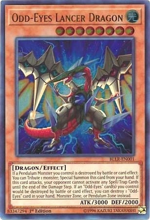 Image for Odd-Eyes Lancer Dragon (BLLR-EN001) (BLLR) - YuGiOh