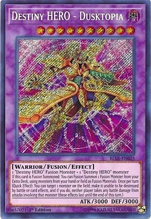 Image for Destiny HERO - Dusktopia (BLLR-EN025) (BLLR) - YuGiOh