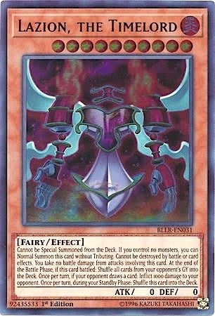 Image for Lazion, the Timelord (BLLR-EN031) (BLLR) - YuGiOh