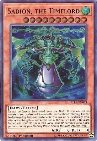 Image for Sadion, the Timelord (BLLR-EN033) (BLLR) - YuGiOh