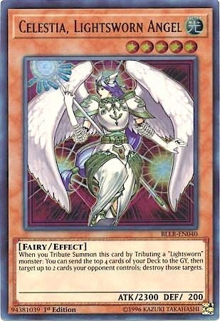 Image for Celestia, Lightsworn Angel (BLLR-EN040) (BLLR) - YuGiOh