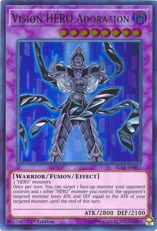 Image for Vision HERO Adoration (BLLR-EN057) (BLLR) - YuGiOh