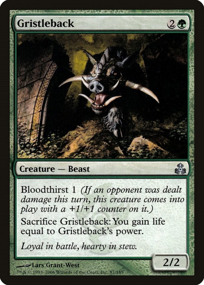 Image for Gristleback (87) (Guildpact) - Magic: The Gathering