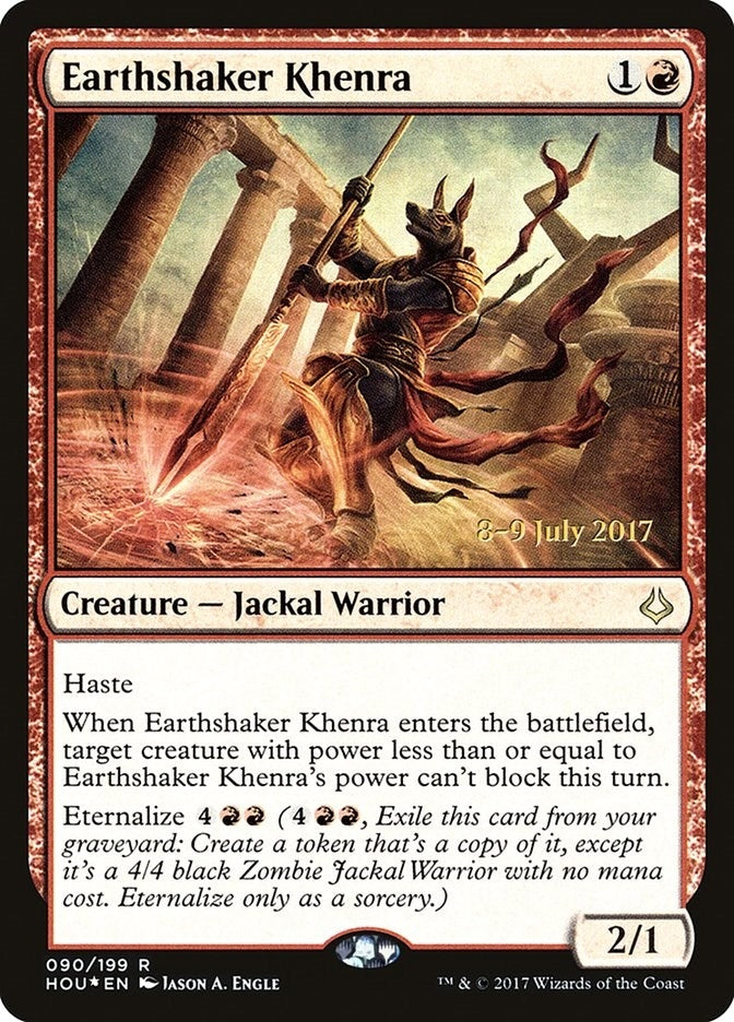 Image for Earthshaker Khenra (90) (Prerelease Cards) - Magic: The Gathering