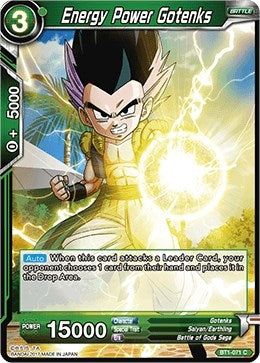 Image for Energy Power Gotenks (BT1-071) (Galactic Battle) - Dragon Ball Super: Masters