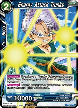 Image for Energy Attack Trunks (Foil Version) (P-004) (Promotion Cards) - Dragon Ball Super: Masters