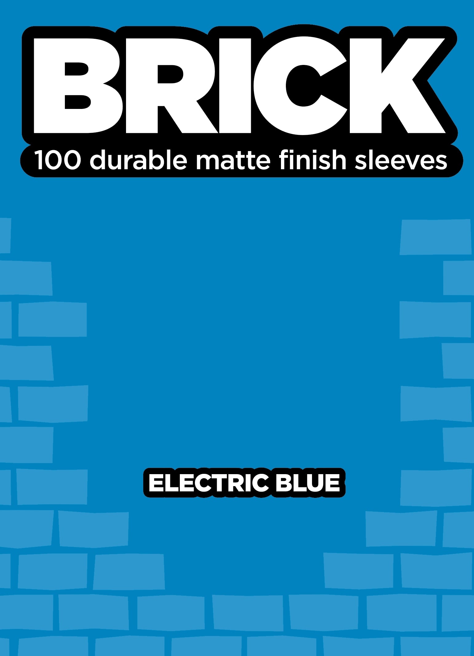 Image for BRICK - Electric Blue (100-Pack) - Card Sleeves