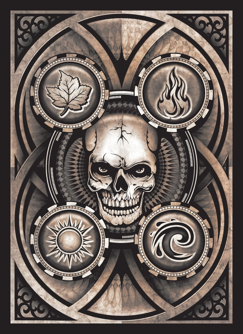 Image for Double Matte Art Sleeve - Dead Man's Hand (50-Pack) - Card Sleeves