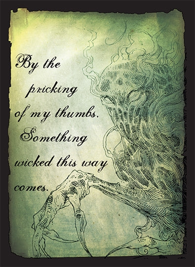 Image for Double Matte Art Sleeve - Something Wicked (50-Pack) - Card Sleeves