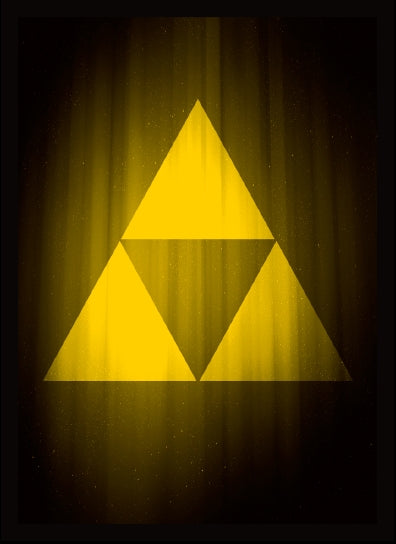Image for Double Matte Art Sleeve - Super Iconic Tri-Force (50-Pack) - Card Sleeves