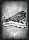Image for Double Matte Art Sleeve - Sword in Darkness (50-Pack) - Card Sleeves