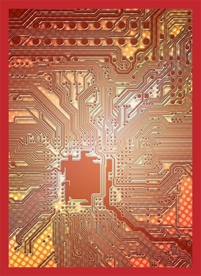 Image for Gloss Sleeve - Circuit Red (50-Pack) - Card Sleeves
