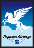 Image for Gloss Sleeve - Pegasus Airways (50-Pack) - Card Sleeves