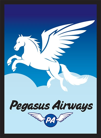 Image for Gloss Sleeve - Pegasus Airways (50-Pack) - Card Sleeves